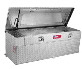 72744 – RDS MFG INC Auxiliary Fuel Tank, DOT Approved Diesel 60 Gallon Capacity Rectangle 55 Inch Length x 20 Inch Wi...